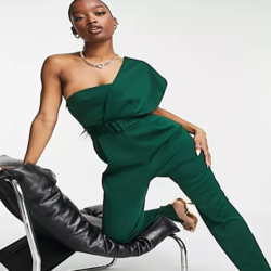 Combinaison asymétrique en néoprène à ceinture - Vert for