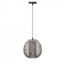 Suspension avec boule filaire grise