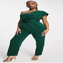 Combinaison asymétrique en néoprène à ceinture - Vert for