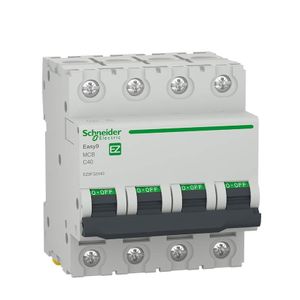 Schneider Electric Disjoncteur Miniature Easy9 4P 40A