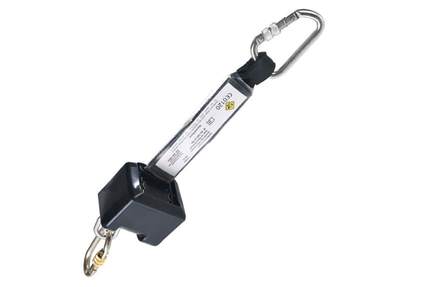 ANTICHUTE A RAPPEL AUTOMATIQUE AUTOBLOQUANT A SANGLE 2,5m ET AVEC ABSORBEUR D’ENERGIE REF 71460