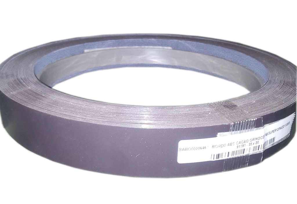 BORDURE ABS CACAO ORINOCO 0749 (CACAO ORINOCO) SUPER MAT 35mm x 20m x 1mm REF BABO00006467