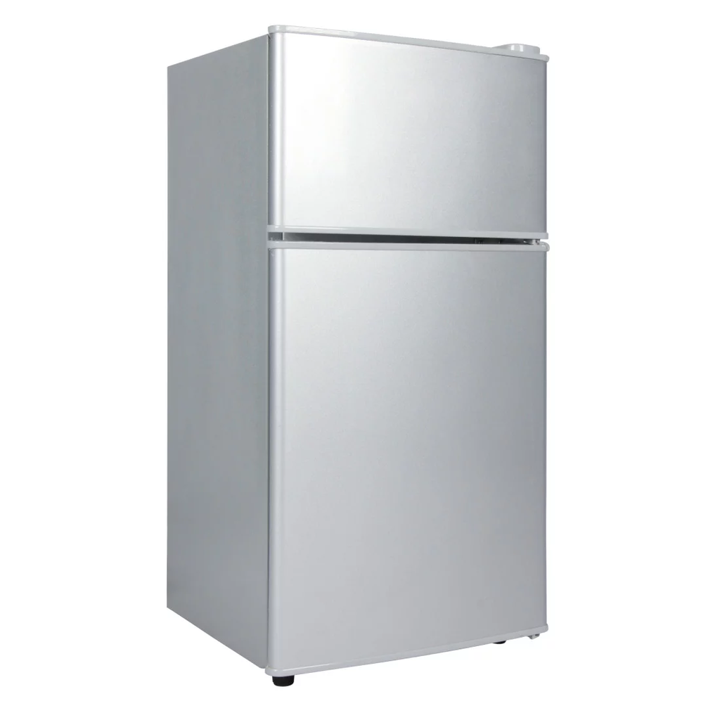  NASF2-110FL - REFRIGERATEUR DOUBLE PORTE NASCO 110LT (86LT NET) / R600A / SILVER /ECONOMIE D'ENERGIE