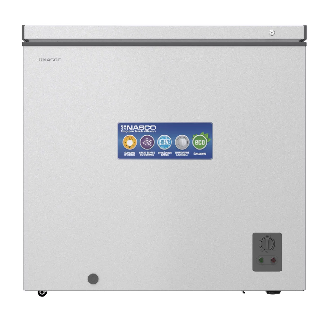  NAS-250WA - CONGELATEUR HORIZONTAL NASCO/ 198L/ 220-240V/ 1PORTE/ 1 PANIER INTERNE/AVEC SERRURE/GRIS