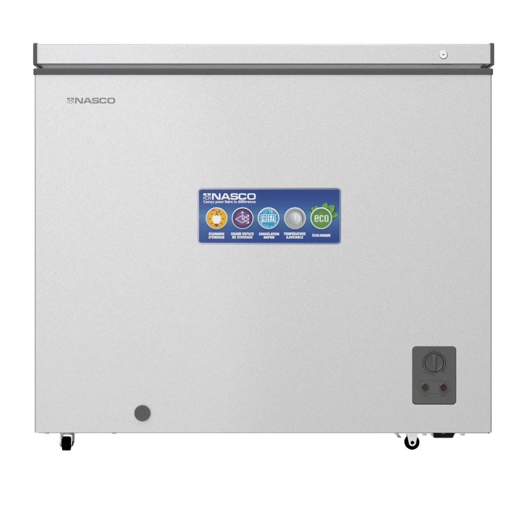 NAS-325WA - CONGELATEUR HORIZONTAL NASCO/ 245L/ 220-240V/ 1PORTE/ 1 PANIER INTERNE/AVEC SERRURE/GRIS