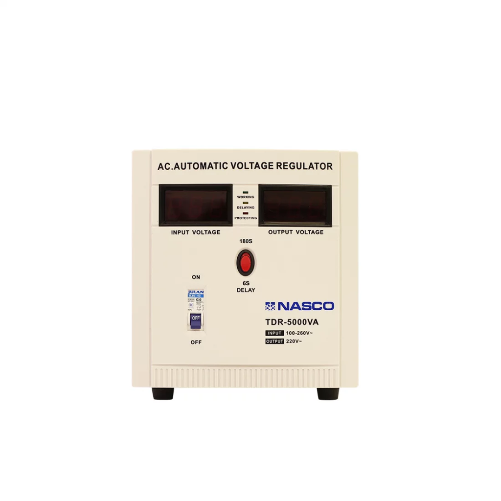  TDR-5000VA - STABILISATEUR 5000VA COMPTEUR LCD NASCO