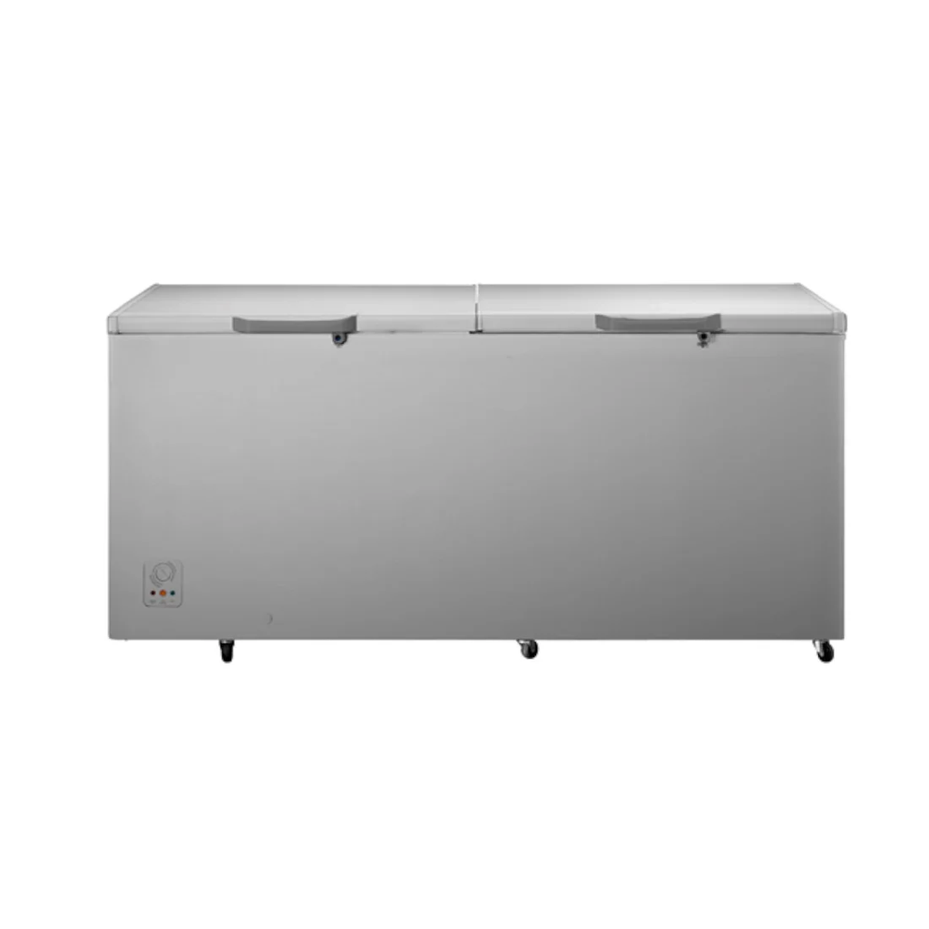  FC-66DD4HA - CONGELATEUR HORIZONTAL HISENSE 520LT SILVER / 2 PORTES / 2 PANIERS INT./FC-66DD4SA
