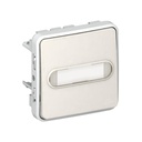 Poussoir lumineux à bascule Plexo - Blanc