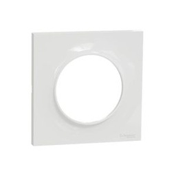 Schneider Electric Plaque 1poste Odace Styl - Blanc