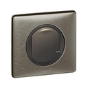 Interrupteur sans fils supplémentaire pour installation connectée Céliane with Netatmo avec plaque Métal Tungstène
