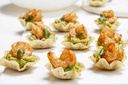 Guacamole and shrimp