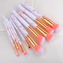 Pinceaux de maquillage marbré