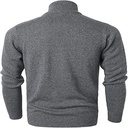Pull à Coll Roulé avec Fermeture Eclaire en Coton