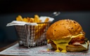 Crunchy hot burger