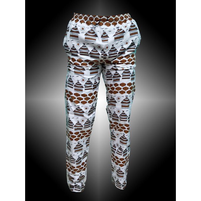 Pantalon tissu africain homme
