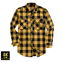 Chemise en flanelle à carreaux pour hommes