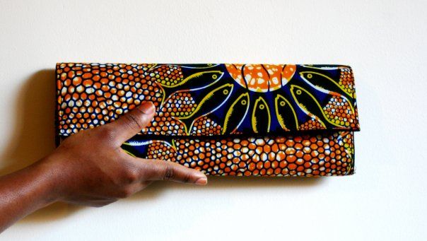 pochette en pagne