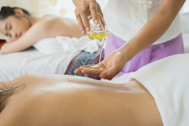 Huile de massage