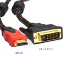 Câble HDMI  - 1,5 Mètres - Noir-rouge