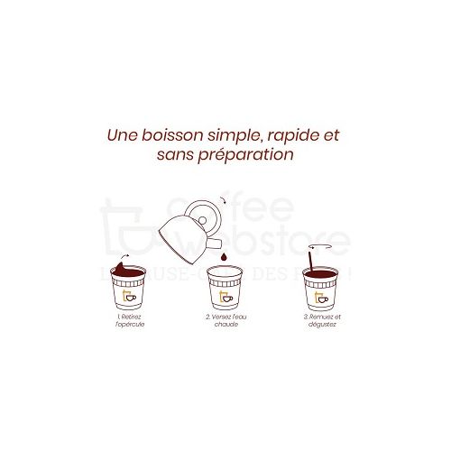 Gobelet Prédosé Chocolat Au Lait - Blanc