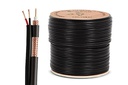 Gold Câble Coaxial Avec Alimentation CAMERA-CANAL-RG 59-500M