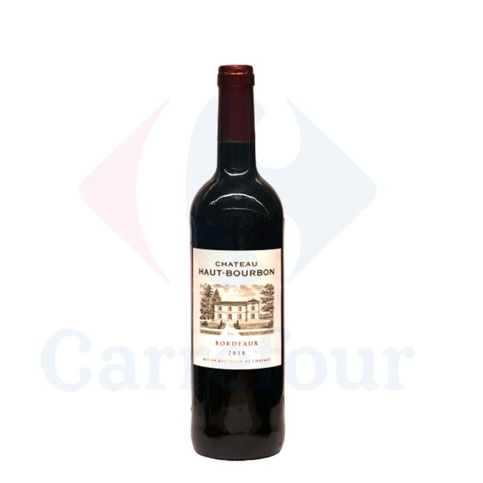 Vin Rouge - Chateau Haut Bourbon Ac Bordeaux - 75Cl