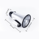 Mega phone HQ1088 - Blanc/Noir