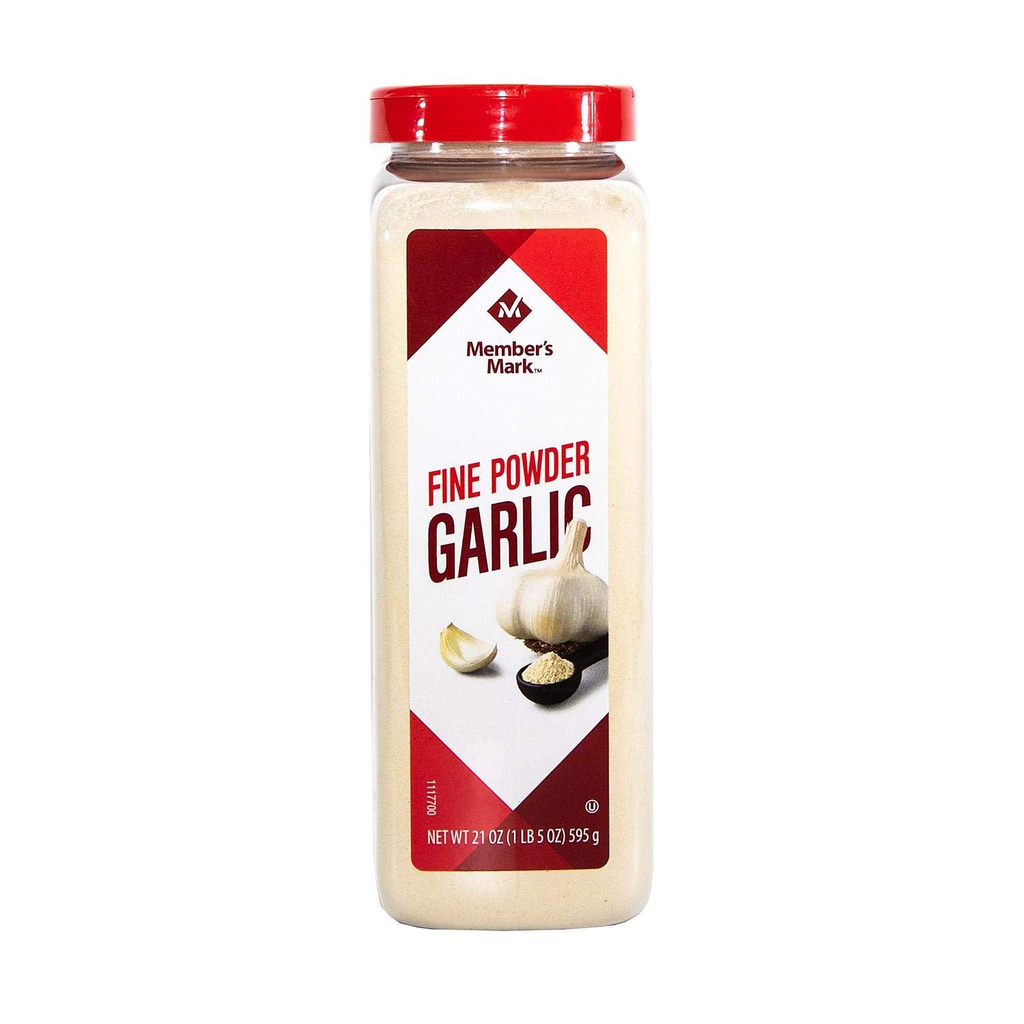 Member'S Mark Epices Américaines - Poudre Fine D'Ail- GARLIC Très Raffiné- Exceptionnel Dans Vos Préparations.