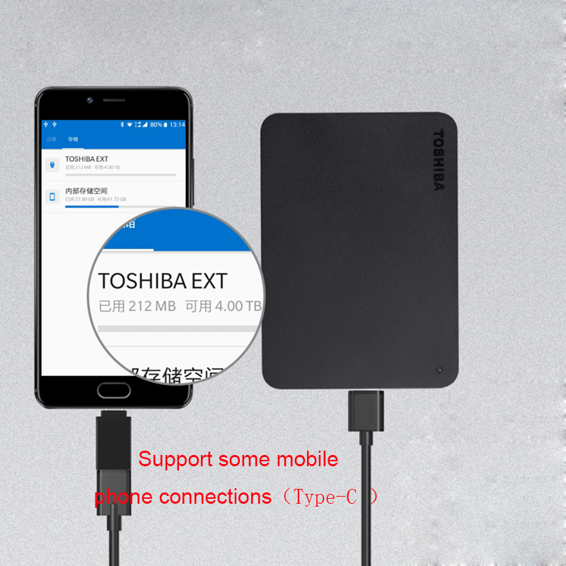 Toshiba Disque Dur Externe Toshiba 500 Go - USB 3.0 - Noir - Garantie 1 Mois