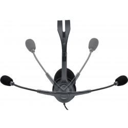Logitech Casque Logitech H111 Filaire, Ecouteurs Stéréo Avec Micro Anti-parasite Noir