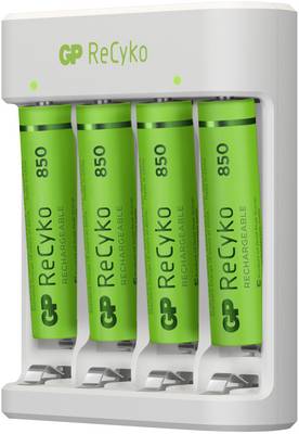 Gp 4 Piles Rechargeables AA + Un Chargeur