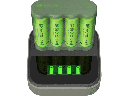 Gp 4 Piles Rechargeables AA + Un Chargeur