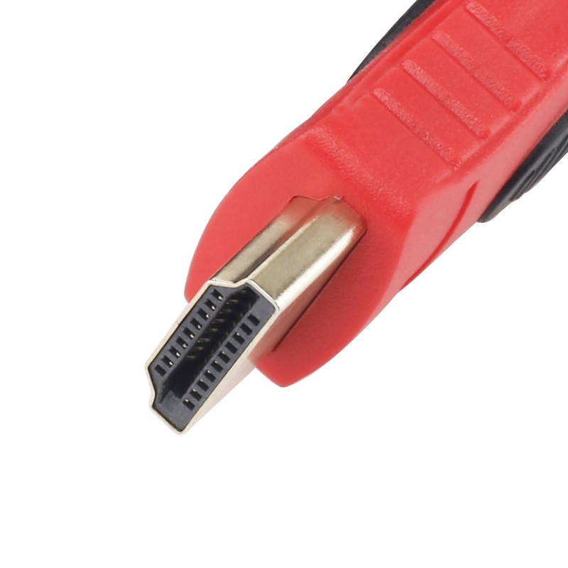 Câble HDMI Compatible A/V - 30 Mètres - Noir/Rouge