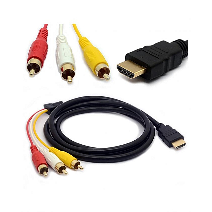 Câble HDMI HDTV - Audio/Video - 5 M -Noir
