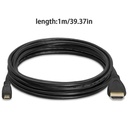 Câble Hdmi 3 Mètres Plat - Noir