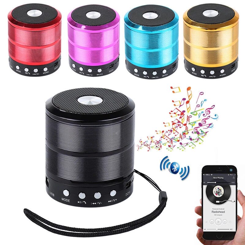 Mini Speaker Ws-887 - Argent