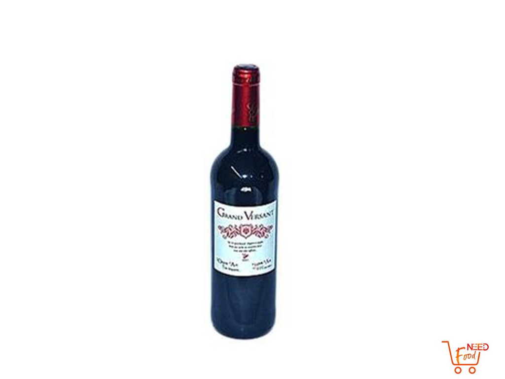 Grand Versant Lot De 3 Bouteilles De Vin Rouge Grand Versant - 75cl  - 12% Alc - Rouge