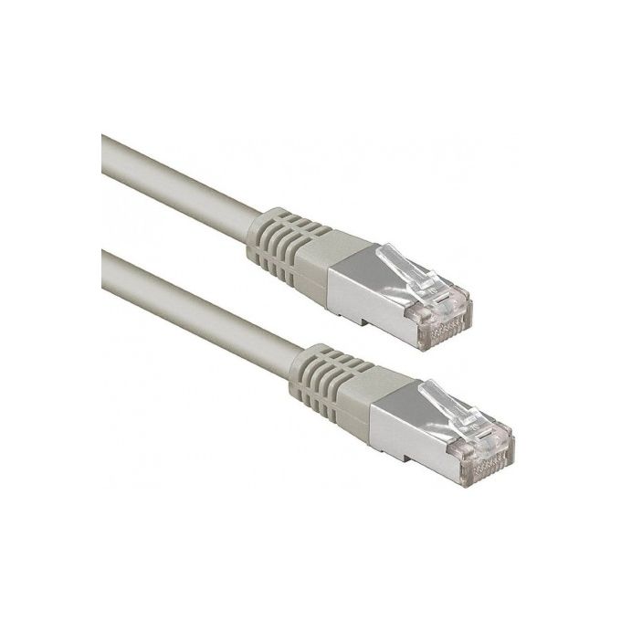 Câble Réseau FTP - 5m - Cat 6 - Blindé Et Serti - Gris