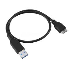 Câble USB 3.0 Pour Disque Dur Externe  - Noir