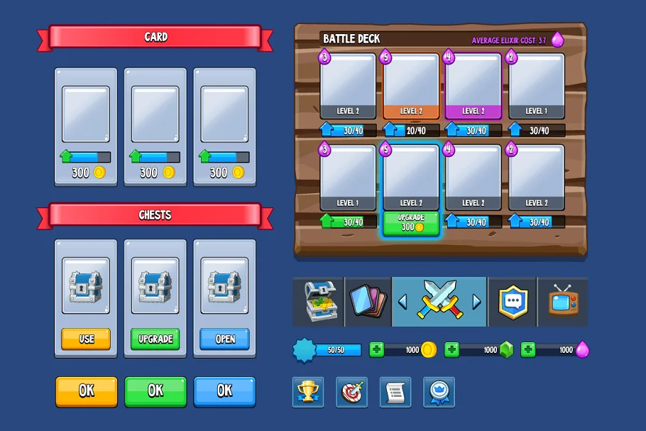Clash royal template 2.0