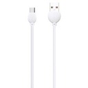 Gros Câble Auxiliaire Audio MP3 - 1,5 Mètre En Lacet- Blanc/Noir