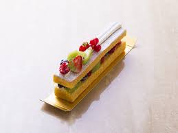 Gâteaux verdade accompagner d'une touche de framboise