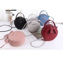 Sac Rond A Bandoulière Pour Femme - Noir