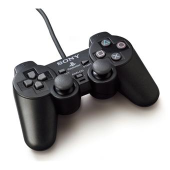 Manettes PS2 Analog- Noir