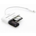 HUB USB 2.0 - 3 Ports USB - Lecteur De Carte SD / TF Lecteur De Type C  + Carte Mémoire 16Go