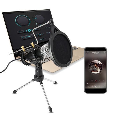 Microphone A Condensateur - 3.5mm - Noir