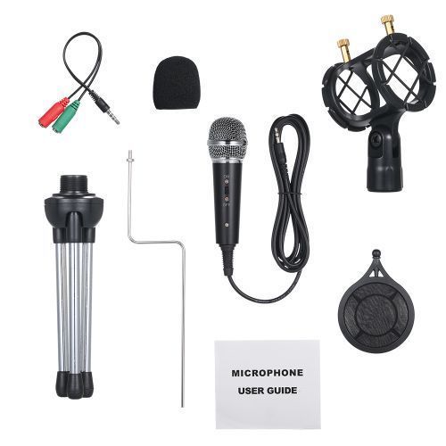 Microphone A Condensateur - 3.5mm - Noir