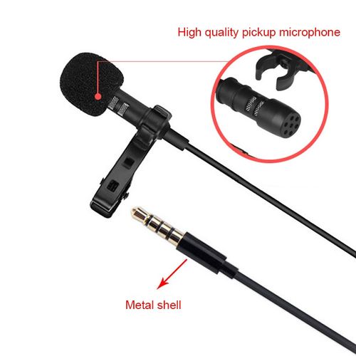 Microphone Cravate - Noir