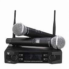 Jerry Baffle Professionel Bluetooth Sans Fil - Avec 2 Micro- Noir