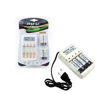 Jiabao Chargeur De Pile + 4 Piles Rechargeables 100 MAh